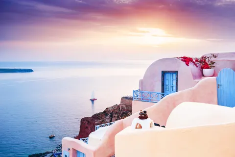 Sunset of Santorini
