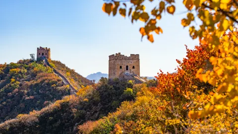 Jinshanling Great Wall attraction in Chengde
