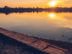 Sunset in Siem Reap