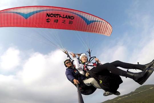 Shenzhen Shuidishan Paragliding Base Paragliding Experience [Free HD Video Recording/1.5H from Shenzhen City]