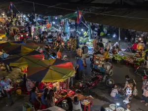 Nachtmarkt von Phnom Penh