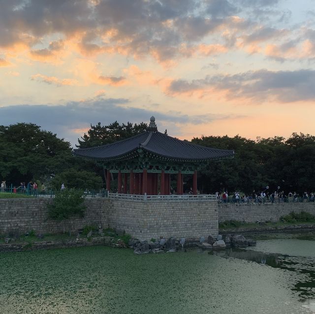 노을질때 가기좋은 경주 동궁과월지