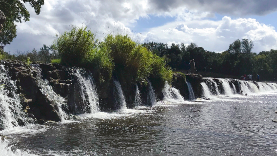 Alekšupīte waterfall