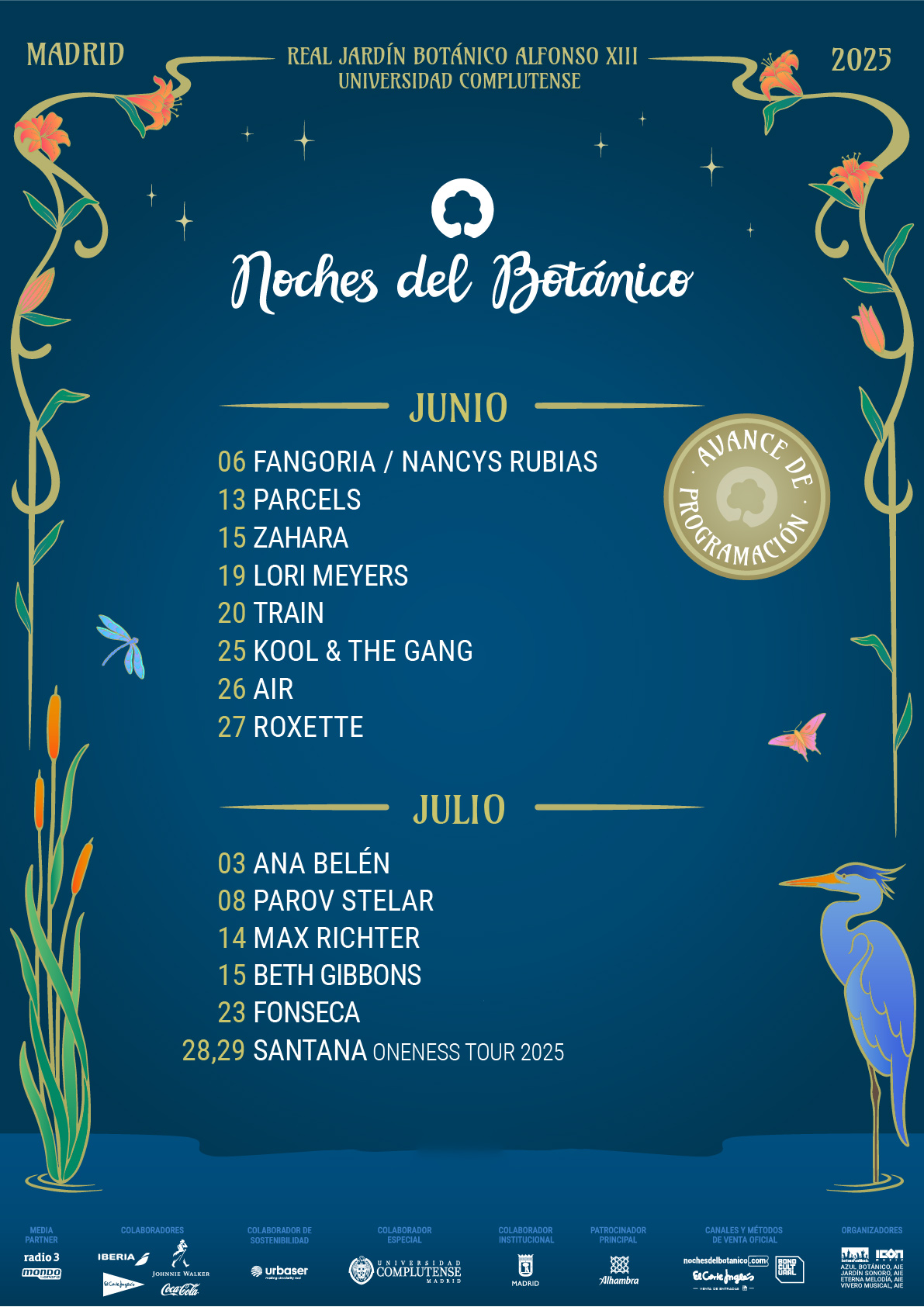 NOCHES DEL BOTÁNICO MADRID 2025 Festivales | Madrid