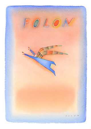 Jean-Michel Folon, the imaginary travel guide | Osaka