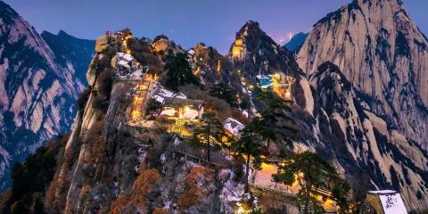 華山玉泉院徒步登山門票成人