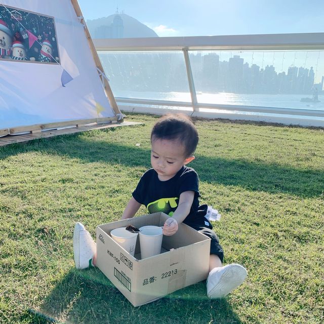 尖沙咀海景+草地！打卡熱點 