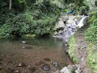 Hidden waterfall near Jakarta