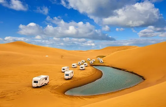 騰格裡研學大本營沙漠衝浪車成人