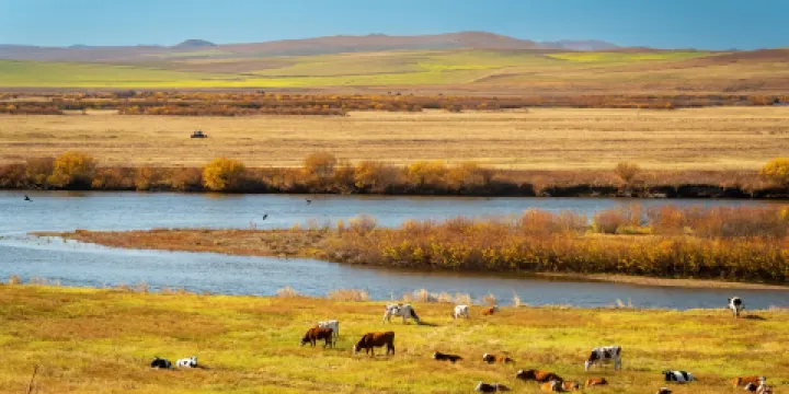 室韋臨江界河風景區