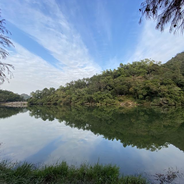 粉嶺流水響水塘 | 來回僅需一個半鐘，大人細路郊外好去處！