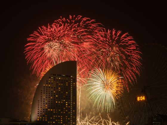 神奈川新聞花火大会 打ち上げポイント