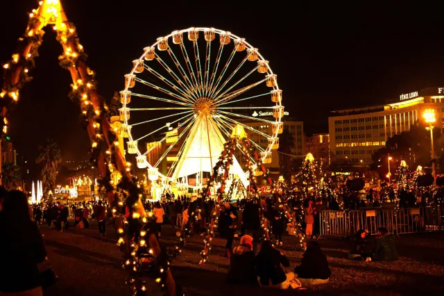 The festive Parque Eduardo VII - you'll be able to see the fireworks from here