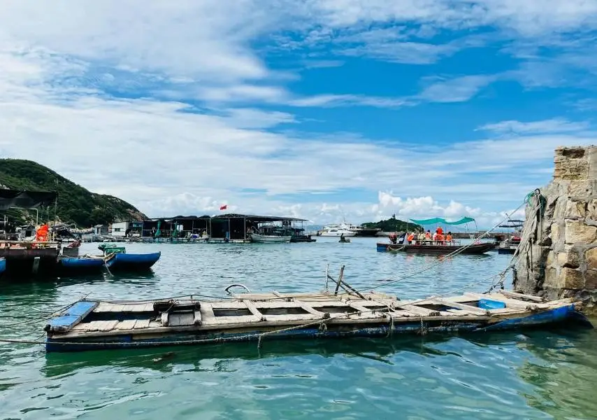 Fishing Village at Sea