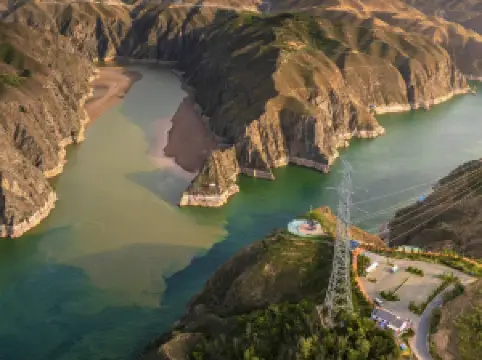Yellow River-Taohe River Intersection Viewing Platform
