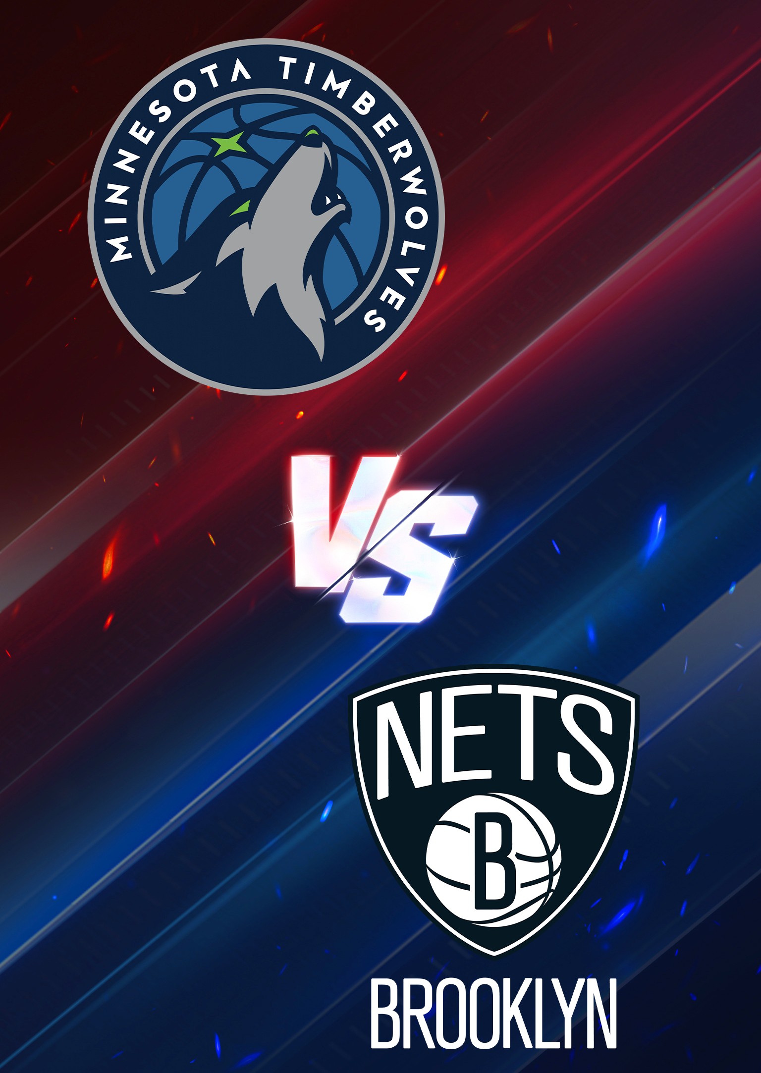 明尼蘇達森林狼隊 VS 布魯克林籃網隊 | Target Center