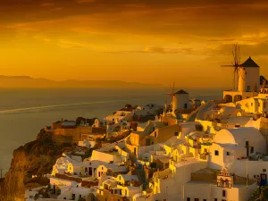Sunset of Santorini