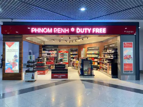 金邊國際機場免稅店（入境大廳）附近的飯店