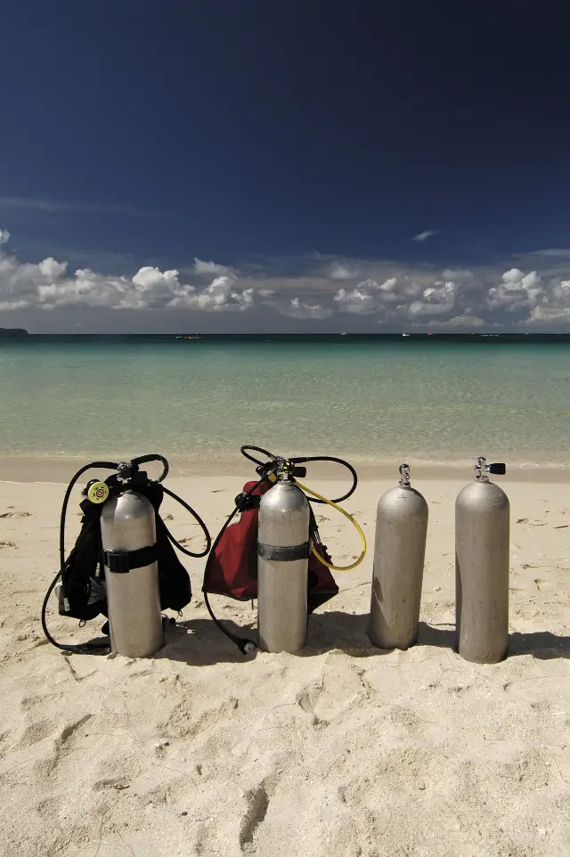 Diving in Boracay