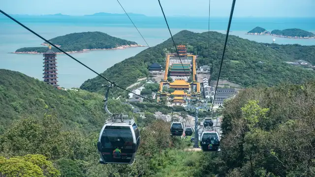 普陀山佛頂山索道