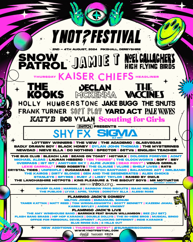 英國埃爾頓 · Y Not Festival 2024音樂節 | Brassington