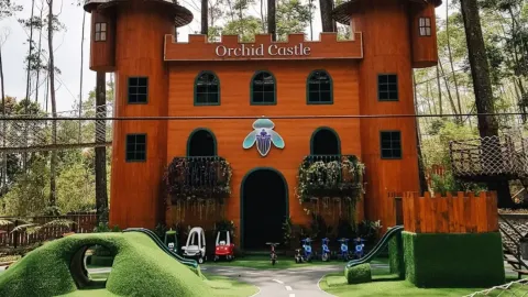 Orchid Forest Cikole attraction in West Java