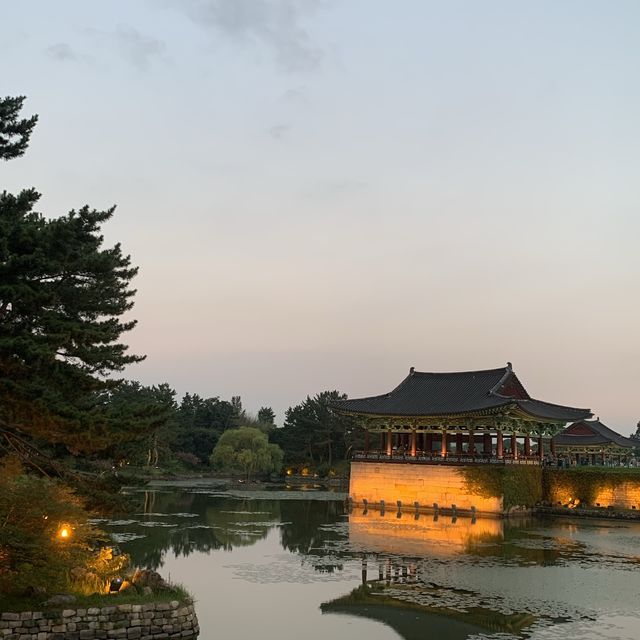 노을질때 가기좋은 경주 동궁과월지