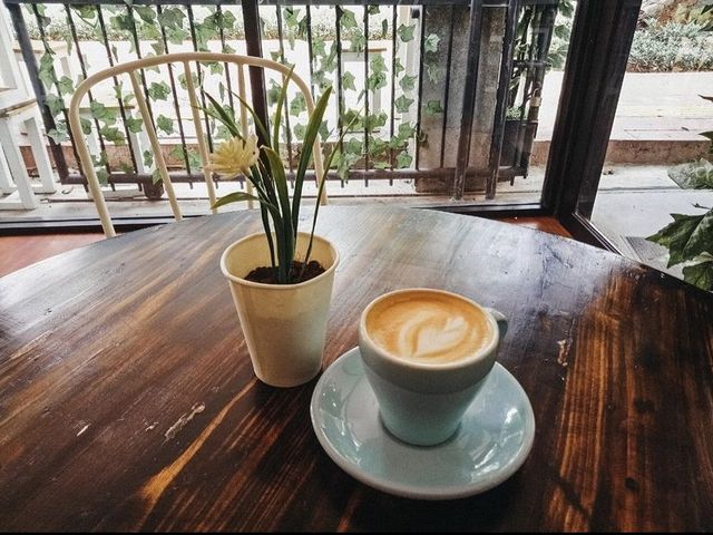 a nice cappuccino to start the day
