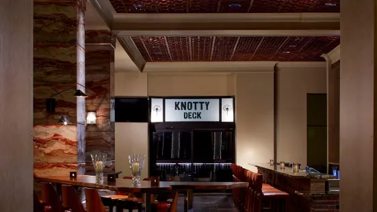 Knotty Deck and Bar