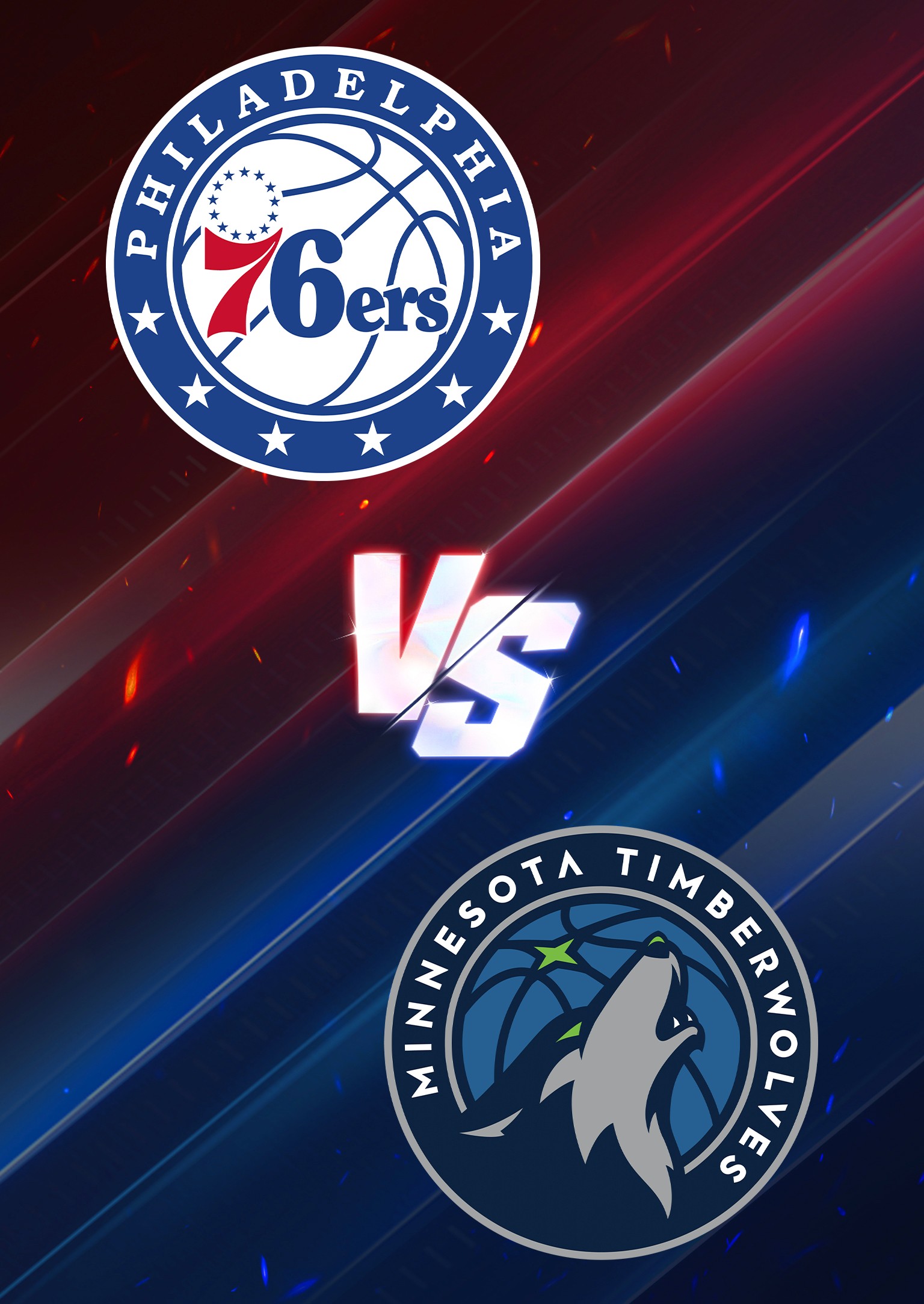 費城76人隊 VS 明尼蘇達森林狼隊 | 富國銀行中心