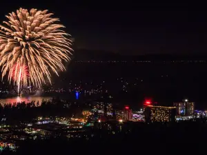 Lake Tahoe Light and Fireworks Show