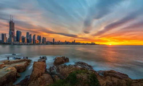 Sunrises in QingDao