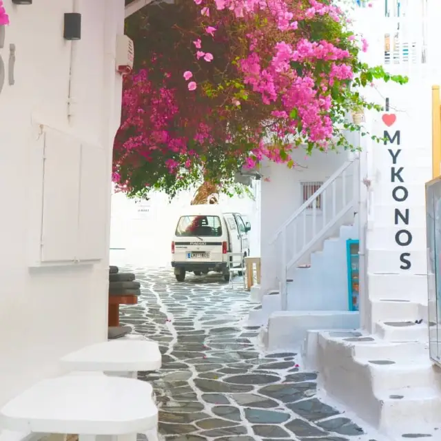 Greek resort island "Mykonos"