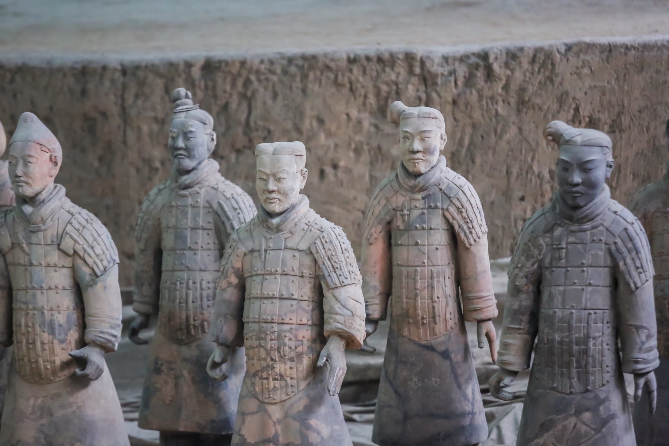 中国 世界第八大奇迹 秦始皇兵馬俑壹号坑 兵馬俑 オブジェ 置物