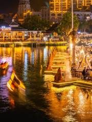 Mekong River Six States Floating Market