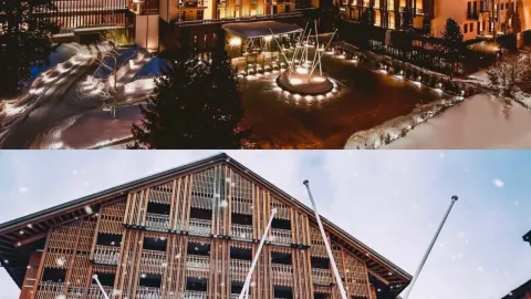 The Restaurant at The Chedi Andermatt in 안데르마트