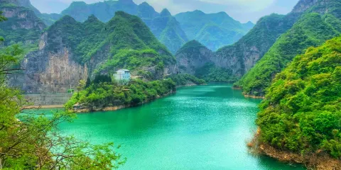 青龍山後寺河風景區