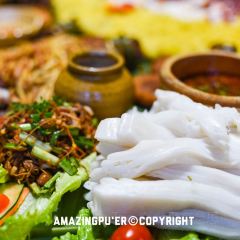 傣景园景颇族绿叶手抓饭 여행 사진