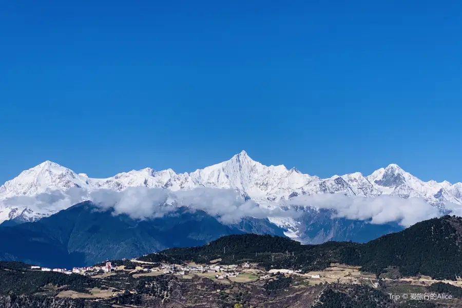 梅里雪山観景台