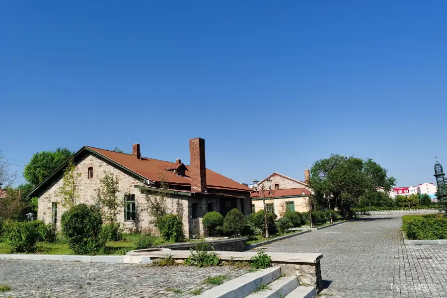 Russian-style Buildings in Manzhouli