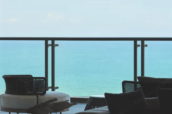 海南省土福灣カペラリゾートホテルの客室の様子