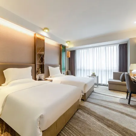 Rezen Minyoun Hotel (Chengdu Global Center) Отели рядом с достопримечательностью «Глобальный центр «Новый век»»