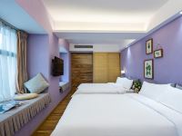 蓝湾酒店(长沙碧沙湖地铁站湖南邮电职业技术学院店) - 紫色双床房