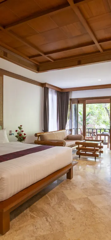 ห้องดีลักซ์เตียงใหญ่ไร่เลย์