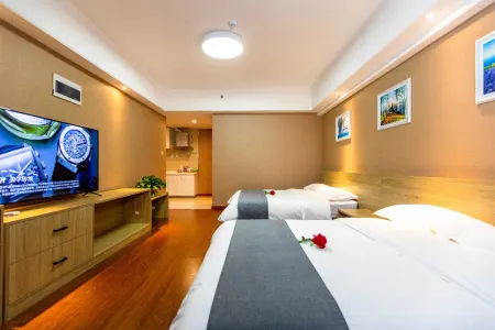 Leasie Residence Smart Hotel Apartment (Wanda Normal University Store in Siping) Отели в г. Сыпин