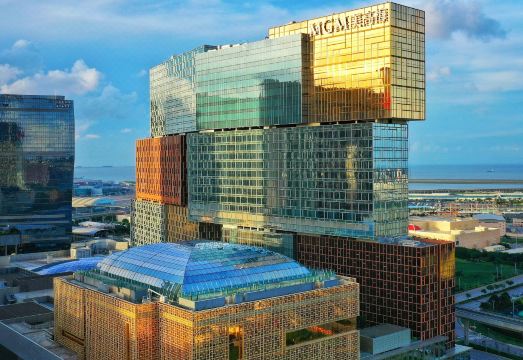 마카오 코타이 지역의 야경