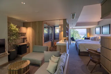 FUFU Kawaguchiko Отели рядом с достопримечательностью «Herb Garden Tabinikki Fuji-Kawaguchiko Garden»