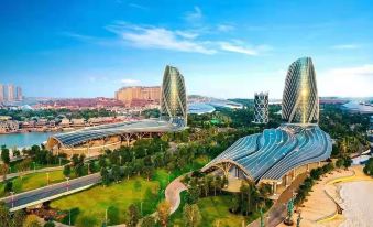 Ocean flower island Agean sea hotel