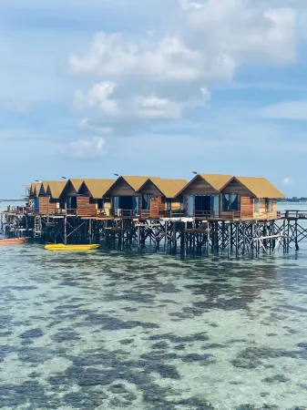 仙本那果凍海水屋