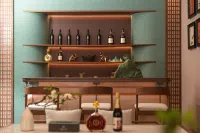 Moshang Qingya Hot Spring Hotel (Tengchong Main Urban Area Wenxing Building) - bar